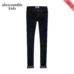 アバクロキッズ ジーンズ ガールズ 子供服 正規品 AbercrombieKids ジーパン a&f super skinny jeans rinse 父の日 プレゼント ラッピン