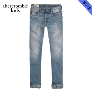 アバクロキッズ ジーンズ ボーイズ 子供服 正規品 AbercrombieKids ジーパン a&f classic straight jeans light wash 231-706-0197-022 D