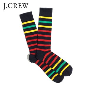 ジェイクルー ソックス メンズ 正規品 J.CREW 靴下 CONTRAST STRIPE SOCKS D20S30