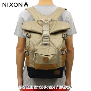 ニクソン NIXON 正規販売店 バッグ Swamis Backpack BROWN　NC2187400-00 D15S25 父の日 プレゼント ラッピング