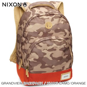 ニクソン NIXON 正規販売店 バッグ Grandview Backpack KHAKI　NC21891717-00 D15S25 父の日 プレゼント ラッピング