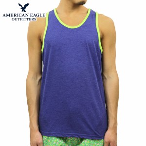 アメリカンイーグル タンクトップ メンズ 正規品 AMERICAN EAGLE AEO FACTORY HERITAGE RINGER TAN