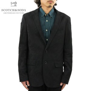 スコッチアンドソーダ SCOTCH＆SODA 正規販売店 メンズ セットアップ Slim shiny satin/elastan blazer, Sold with pochet 30001 90 D15S