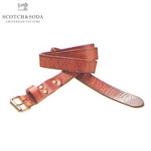 スコッチアンドソーダ SCOTCH＆SODA 正規販売店 メンズ ベルト Skinny leather belt 76101 70 D15S2