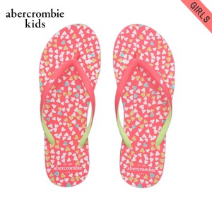 アバクロキッズ サンダル ガールズ 子供服 正規品 AbercrombieKids cute print flip flops 254-213-0217-060 D20S30