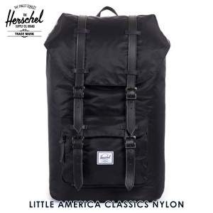ハーシェル バッグ 正規販売店 Herschel Supply ハーシェルサプライ バッグ Little America Classics - Nylon 10014-00587-OS Black D15S