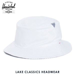 ハーシェル ハット 正規販売店 Herschel Supply ハーシェルサプライ 帽子 Lake S/M Classics Headwear 1025-0052-SM White/Navy Gingham 