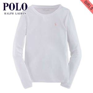 ポロ ラルフローレン キッズ Tシャツ ガールズ 子供服 正規品 POLO RALPH LAUREN CHILDREN ロンT 長袖Tシャツ COTTON LONG-SLEEVED TEE 4