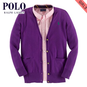 ポロ ラルフローレン キッズ セーター ガールズ 子供服 正規品 POLO RALPH LAUREN CHILDREN カーディガン SLOUCHY COTTON CARDIGAN 40925