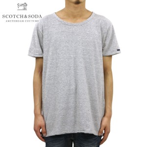 スコッチアンドソーダ Tシャツ 正規販売店 SCOTCH＆SODA 半袖Tシャツ Crewneck tee in garment dyed sl