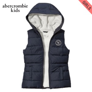 アバクロキッズ アウター ガールズ 子供服 正規品 AbercrombieKids ジャケット sherpa-lined puffer vest 244-856-0102-023 D00S20