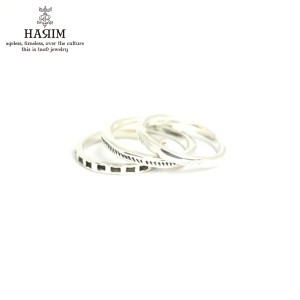 ハリム HARIM 正規販売店 指輪 リング INDUSTRIAL TRIPLE RING SET HRR022S 父の日 プレゼント ラッピング