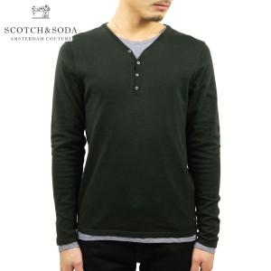 スコッチアンドソーダ セーター メンズ 正規販売店 SCOTCH＆SODA CLASSIC COTTON/ACRYLIC GRANDAD PU