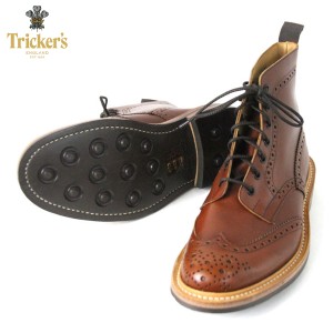 トリッカーズ TRICKERS 正規販売店 カントリーブーツ TRICKER'S M2508 WING TIP SHOES MARRON ANTIQUE D00S20