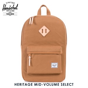 ハーシェル バッグ 正規販売店 Herschel Supply ハーシェルサプライ バッグ リュックサック Heritage Mid-Volume Select 10019-00742-OS 