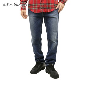 ヌーディージーンズ ジーンズ メンズ 正規販売店 Nudie Jeans ジーパン ヌーディージーンズ Lean Dean Bay Blue 471  父の日 プレゼント 