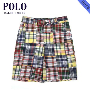 ポロ ラルフローレン キッズ ショートパンツ ボーイズ 子供服 正規品 POLO RALPH LAUREN CHILDREN ボトムス PATCHWORK SHORT PANTS