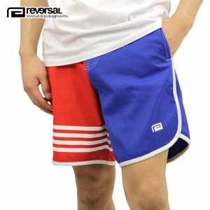 リバーサル ショートパンツ メンズ 正規販売店 REVERSAL rvddw  ボトムス RING ROPE BORDER BOARD SHORTS rvat15aw