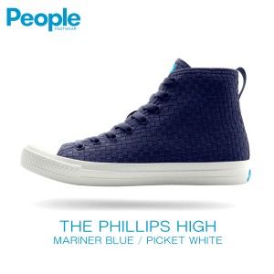 ピープルフットウェア People Footwear 正規販売店 メンズ 靴 シューズ THE PHILLIPS HIGH NC01H-001 MARINER BLUE w / PICKET WHITE D15