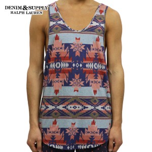 デニムアンドサプライ ポロ ラルフローレン タンクトップ メンズ 正規品 DENIM＆SUPPLY RALPH LAUREN PATTERNED COTTON TANK D00S20 父の