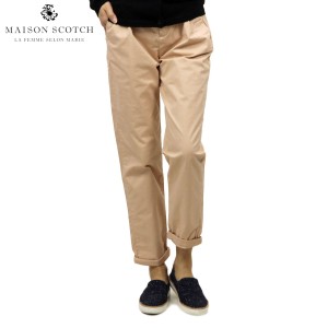 メゾンスコッチ MAISON SCOTCH 正規販売店 レディース ロングパンツ New fit lightweight pima cotton stretch chino in solids, sold wi