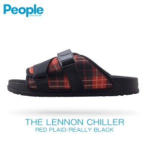 ピープルフットウェア People Footwear 正規販売店 靴 サンダル THE LENNON CHILLER NC04V3-021 RED PLAID/REALLY BLACK