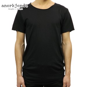 アナケット Tシャツ 正規販売店 ANERKJENDT 半袖Tシャツ KLAUSI T-SHIRT CAVIAR 9216351 D15S25