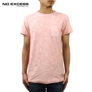 ノーエクセス Tシャツ 正規販売店 NO EXCESS 半袖Tシャツ STRIPE R-NECK TEE 350250 094 D15S25