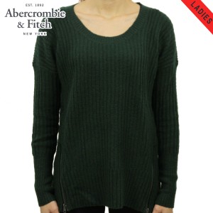 アバクロ セーター レディース 正規品 Abercrombie＆Fitch RIBBED ZIP SWEATER 150-490-0662-300 D00S20