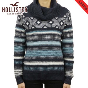 ホリスター セーター レディース 正規品 HOLLISTER Patterned Cowl Neck Sweater 350-507-0558
