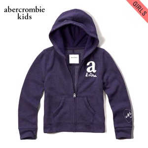 アバクロキッズ パーカー ガールズ 子供服 正規品 AbercrombieKids shine logo full-zip sweatshirt 252-771-0322-068 D00S20