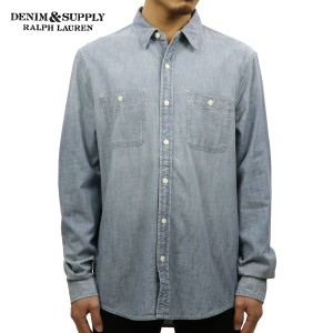 デニムアンドサプライ ポロ ラルフローレン シャツ メンズ 正規品 DENIM＆SUPPLY RALPH LAUREN 長袖シャツ COTTON CHAMBRAY SHIRT D00S20