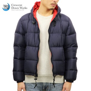 クレセントダウンワークス CRESCENT DOWN WORKS 正規品 メンズ アウタージャケット HOODED SWEAT SHIRT DOWN JACKET  父の日 プレゼント 