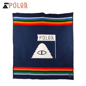 ポーラー POLER 正規販売店 毛布 ブランケット PENDLETON × POLER PENDLETON BLANKET CRATER LAKE ZF613-53316-MLT MULTI D00S20