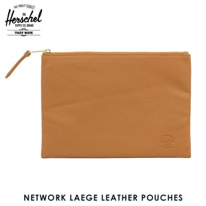 ハーシェル バッグ 正規販売店 Herschel Supply ハーシェルサプライ ポーチ ポシェット NETWORK LAEGE LEATHER POUCHES CLASSICS 10163-0