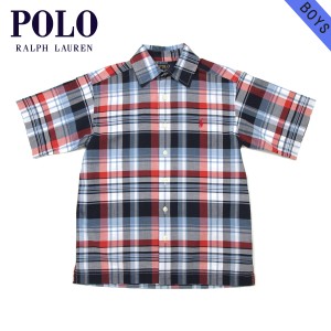 ポロ ラルフローレン キッズ シャツ ボーイズ 子供服 正規品 POLO RALPH LAUREN CHILDREN 半袖シャツ COTTON S/S SHIRT 323604871001 D00