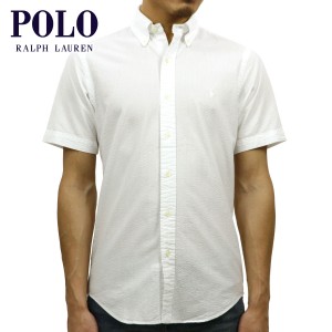 ポロ ラルフローレン シャツ メンズ 正規品 POLO RALPH LAUREN 半袖シャツ SEERSUCKER SHORT SLEEVE SHIRT D00S20