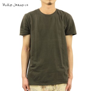 ヌーディージーンズ Tシャツ 正規販売店 Nudie Jeans 半袖Tシャツ O-Neck Tee B86 Bunker 131411 D00S15