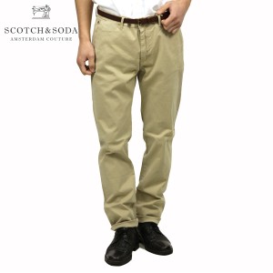 スコッチアンドソーダ パンツ メンズ 正規販売店 SCOTCH＆SODA コットンパンツ ボトムス Slim fit cotton/elastan garment dyed chino pa