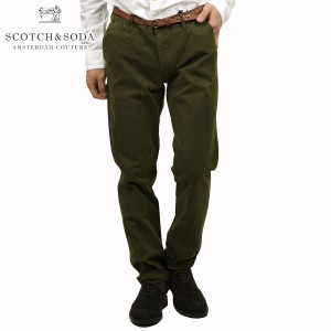 スコッチアンドソーダ パンツ メンズ 正規販売店 SCOTCH＆SODA コットンパンツ ボトムス Garment dyed chino in stretch cotton quality 