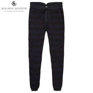 メゾンスコッチ MAISON SCOTCH 正規販売店 レディース スエットパンツ Home Alone jogger with woven detailing 1003 父の日 プレゼント 