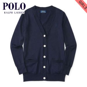 ポロ ラルフローレン キッズ セーター ガールズ 子供服 正規品 POLO RALPH LAUREN CHILDREN カーディガン PIMA COTTON CARDIGAN 9949380