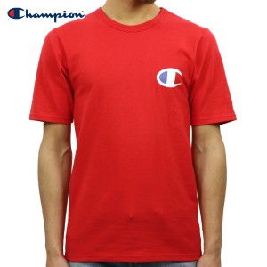 チャンピオン Tシャツ 正規品 CHAMPION 半袖Tシャツ CREW TEE T1919P Heritage Tee W3J-TEAMREDSCARLET #549500 PATRIOTIC C D00S20 父の