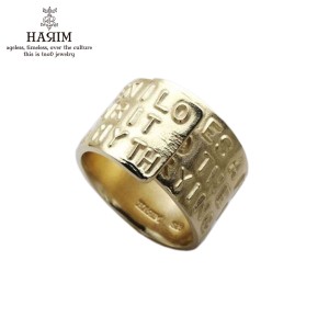 ハリム HARIM 指輪 リング STAIRWAY TO HEAVEN WIDE RING HRR037 GP SILVER 925 K18YG GOLD PLATING