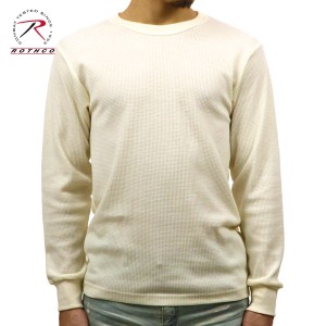 ロスコ ロンT メンズ 正規品 ROTHCO 長袖Tシャツ ROTHCO THERMAL KNIT UNDERWEAR TOP NATURAL 6446 父の日 プレゼント ラッピング