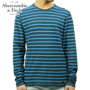 アバクロ ロンT メンズ 正規品 Abercrombie＆Fitch 長袖Tシャツ LONG-SLEEVE STRIPED CREW TEE 124-236-1677-224 D00S20 父の日 プレゼン