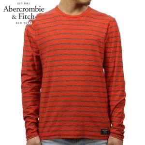 アバクロ ロンT メンズ 正規品 Abercrombie＆Fitch 長袖Tシャツ LONG-SLEEVE STRIPED CREW TEE 124-236-1677-704 D00S20 父の日 プレゼン