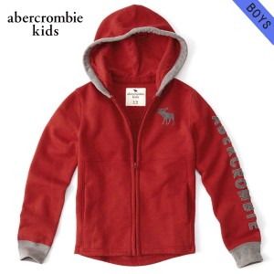 アバクロキッズ パーカー ボーイズ 子供服 正規品 AbercrombieKids logo full zip hoodie 222-628-0016-050 D00S20 父の日 プレゼント ラ