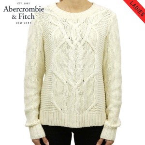 アバクロ セーター レディース 正規品 Abercrombie＆Fitch CABLE KNIT SWEATER 150-490-0800-100 D00S20