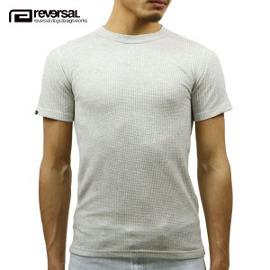 リバーサル Tシャツ 正規販売店 REVERSAL 半袖Tシャツ JEMORGAN rvddw CREW NECK TEE rvjmg001 HEATHER GRAY D00S15 父の日 プレゼント 